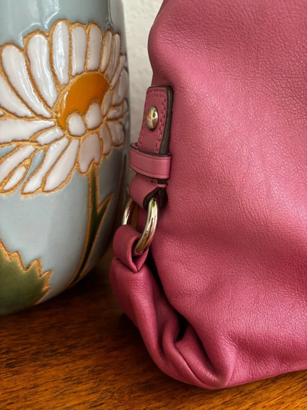 Rare Y2K Vintage Authentic Coach Ashley Leather Satchel in Raspberry Pink